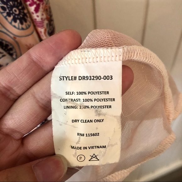 Lush Pink Boho Mini Shift Printed Flowy Dress - Picture 6 of 7